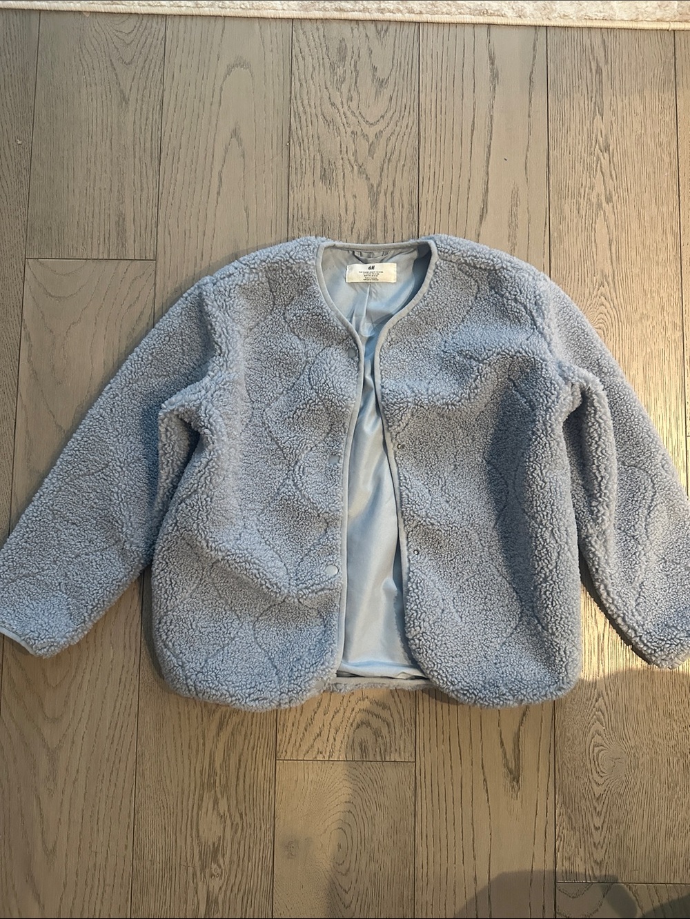 H&M Quilted Teddy Jacket
